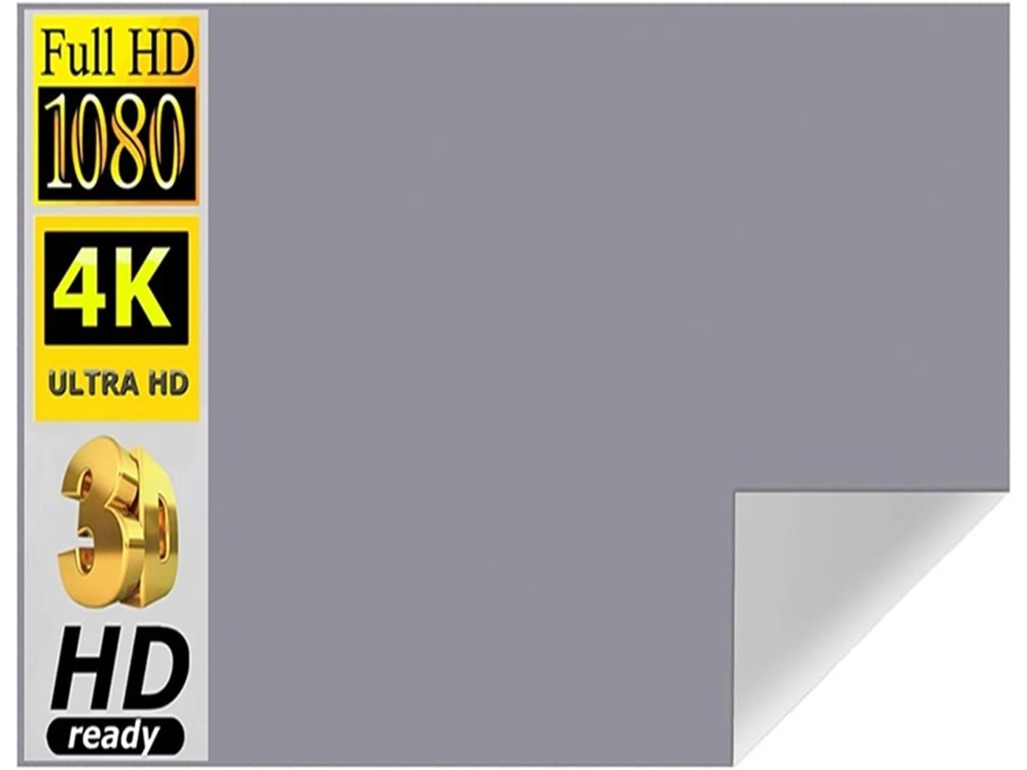 Pantalla De Proyección, Pantalla De Tela Para Proyector 16:9, Cortina Antiluz, 60 72 84 92 100 110 120 130 133