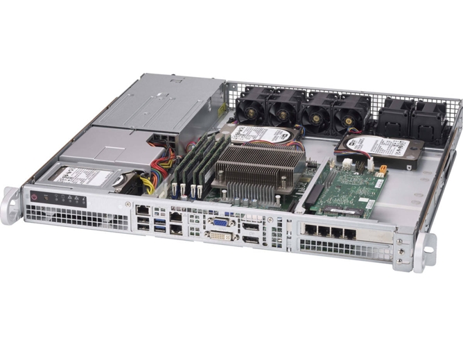 Caja PC SUPERMICRO CSE-515-R407 (Rack - Plata)