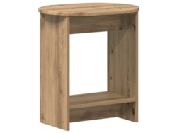 Maison Exclusive - Mesa Lateral Roble Artesanal 50 X 39,5 X 55 Cm