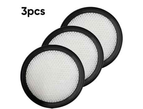 Filtros de 3 piezas, piezas de limpiador al vacío, filtro para Proscenic P8, blanco y negro, 98x90x41mm, filtros de vacío para robot para limpieza ...