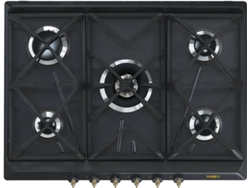 Placa de Gas SMEG SRV876AOGH (Gas Butano-propano - 68.5 cm - Negro)