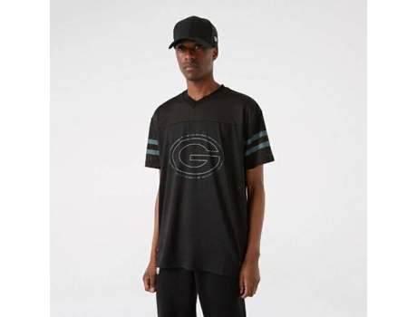 Camiseta de Hombre para Fútbol NEW ERA Bay Packers Americano Poliéster Negro (S)