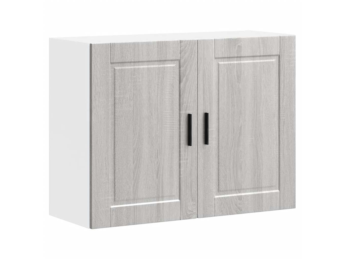 Maison Exclusive - Armario De Pared De Cocina Porto Gris Sonoma Madera Ingeniería