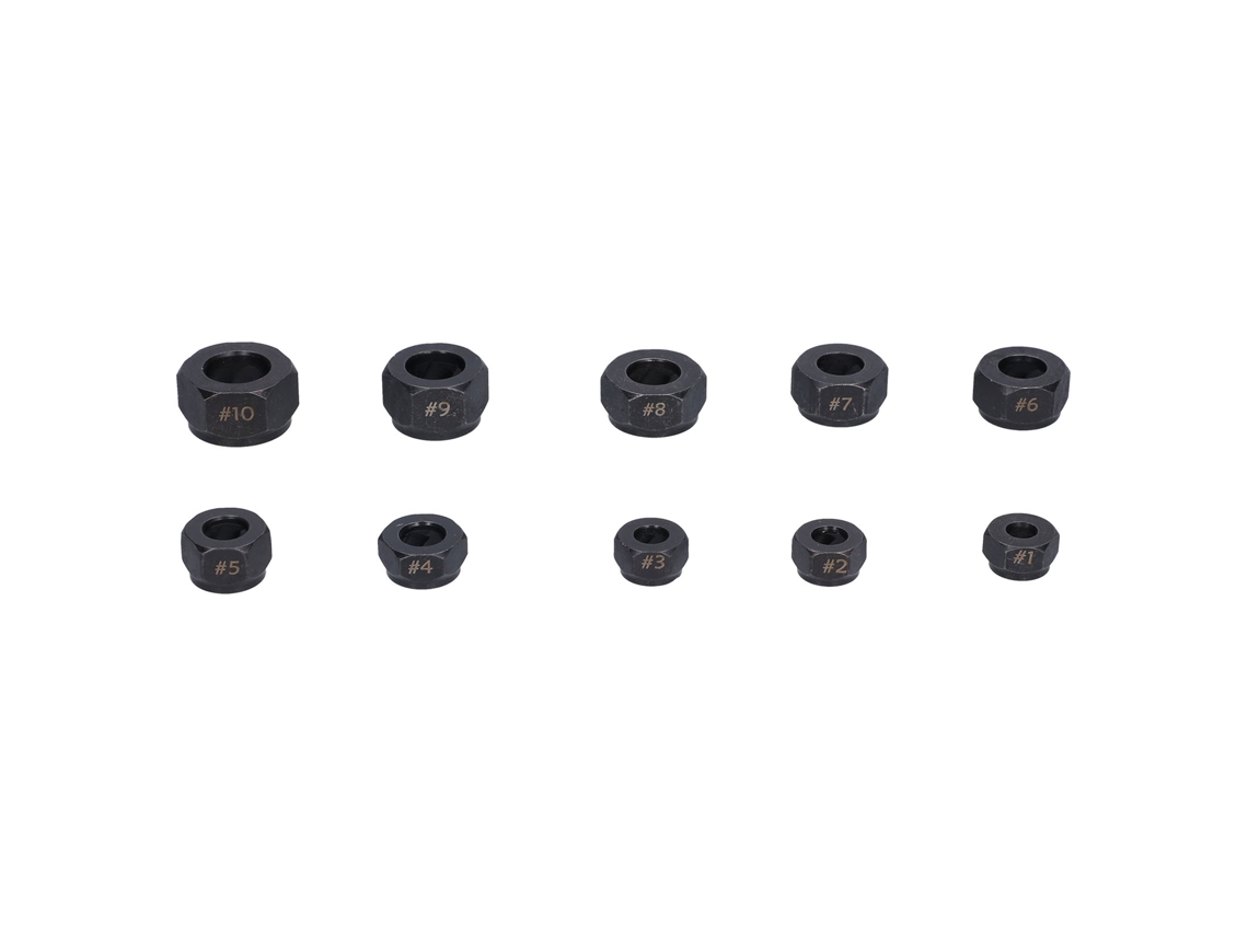 10 Extractores De Tuercas Rotas, Llave Hexagonal, Herramienta De Desmontaje De Acero Cromo-vanadio