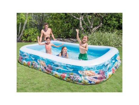Piscina Familiar Swim Center Diseño Vida Marina 305X183X56 cm INTEX