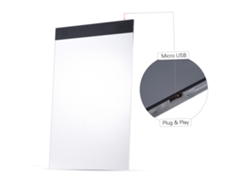 Panel De Luz Led Portátil Tamaño A4 Para Dibujar, Calcar Y Pintar Con Diamantes, Con Cable Usb.