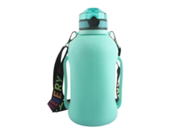 Botellas De Agua Con Pajita, A Prueba De Fugas, De Silicona, Sin Bpa, Reutilizables, Botellas Deportivas. Rosewell