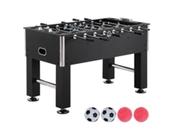 Mesa de Futbolín de 140 cm con 4 Bolas y Portavasos Tekmaquinas