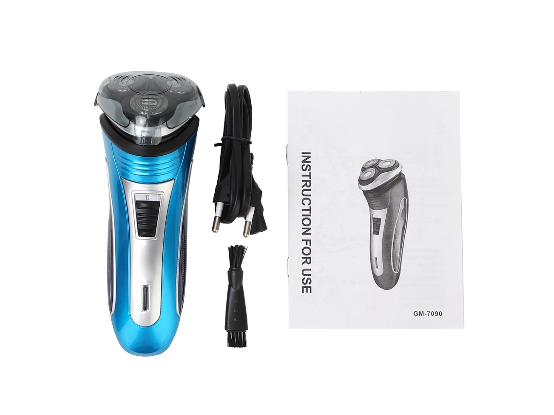 Afeitadora Eléctrica Multifuncional Con Tres Cuchillas, Recargable, Inalámbrica, Para Hombres.