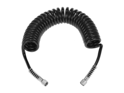 Manguera De Aire De Poliuretano Para Cepillo Aéreo Con Conexión De Resorte De 1/8", 10", Flexible Y Duradera.
