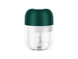 Mini picadora eléctrica de ajo de 250 ml, picadora de cebolla, picadora de carne para pimientos y jengibre verde Yunzii