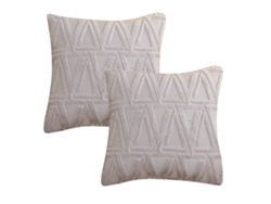 Juego De 2 Fundas De Almohada Decorativas De Felpa Suave, 45 X 45 Cm