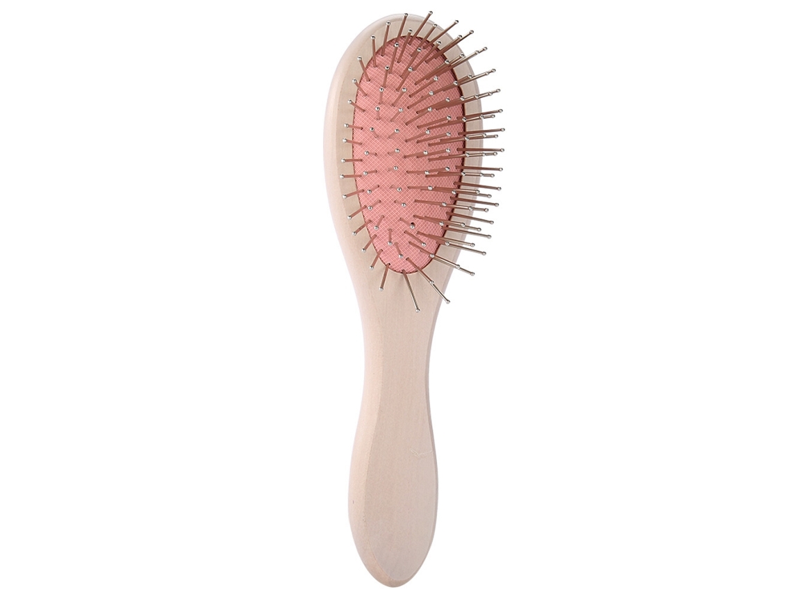 Escova de cabelo oval 2026 com pente, desembaraçadora, alisadora e massageadora para cabelos.