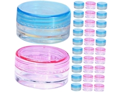 Pots D’échantillons Cosmétiques Vides 5g, Plástico Transparent, Lot 100 Pièces, Recargables Pour