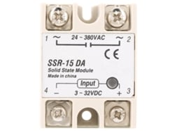 Relé De Estado Sólido Ssr-15da Entrada 3-32vdc Para Procesos De Automatización Industrial