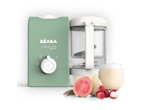Beaba, Babycook Express, Robot de Baby, 4 em 1 Misturador, Green Sage