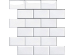 Fondo Adhesivo Para Cocina Y Baño, Azulejos De Pvc 3d Impermeables, 4 Piezas (preto)