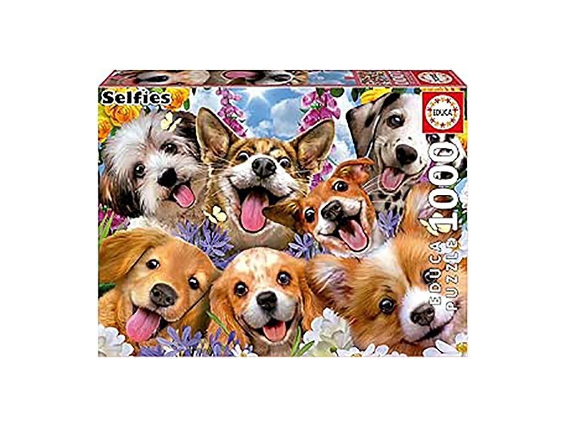 Puzzle 1000P Selfie de Perritos EDUCA