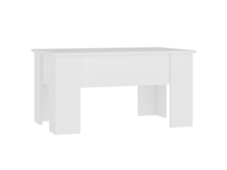 Maison Exclusive - Mesa De Centro Madera Contrachapada Blanco 79x49x41 Cm