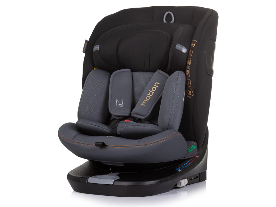 Silla de coche I-Size 40-150Cm CHIPOLINO Motion Obsidian