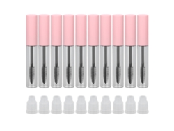10 Tubos De Rímel Vacíos Y Reutilizables De 10 Ml Para Maquillaje Casero Con Tapa A Prueba De Fugas