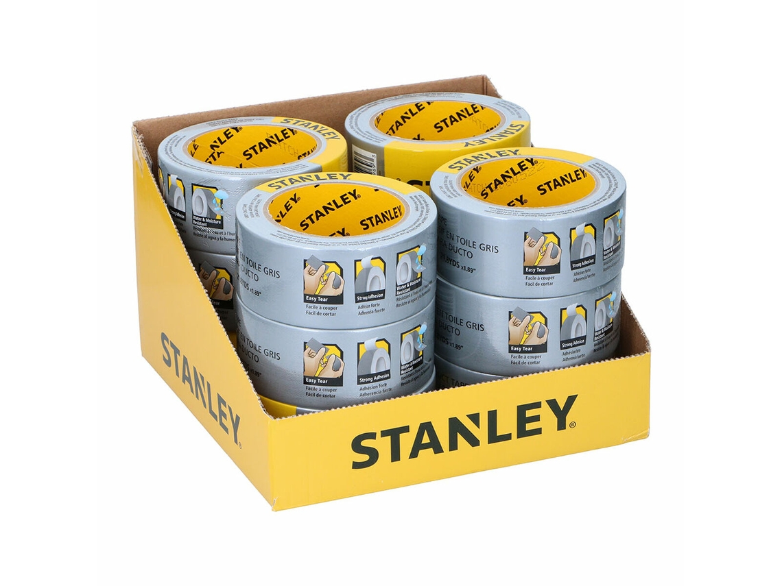 Cinta americana Stanley Gris (4,8 x 200 cm)