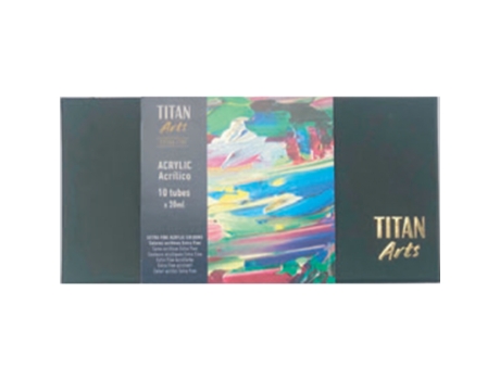 Set Acrilico Extrafino Titan 10X20 Ml Tubos