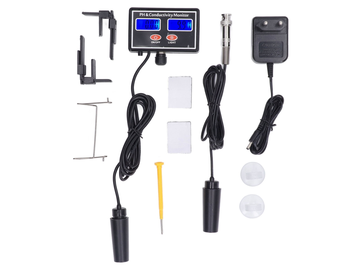 Analizador De Calidad Del Agua Ph-2583, Monitor De 24 Horas, Sg Ec, Tds, Orp Para Acuarios Y Piscinas.