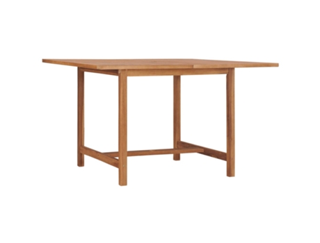 Mesa de comedor para jardín VIDAXL Marrón Madera (110x110x75 cm)