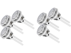 Botones Pulsadores Para Tanque De Inodoro De 6 Piezas: Prácticos Y Reparables.