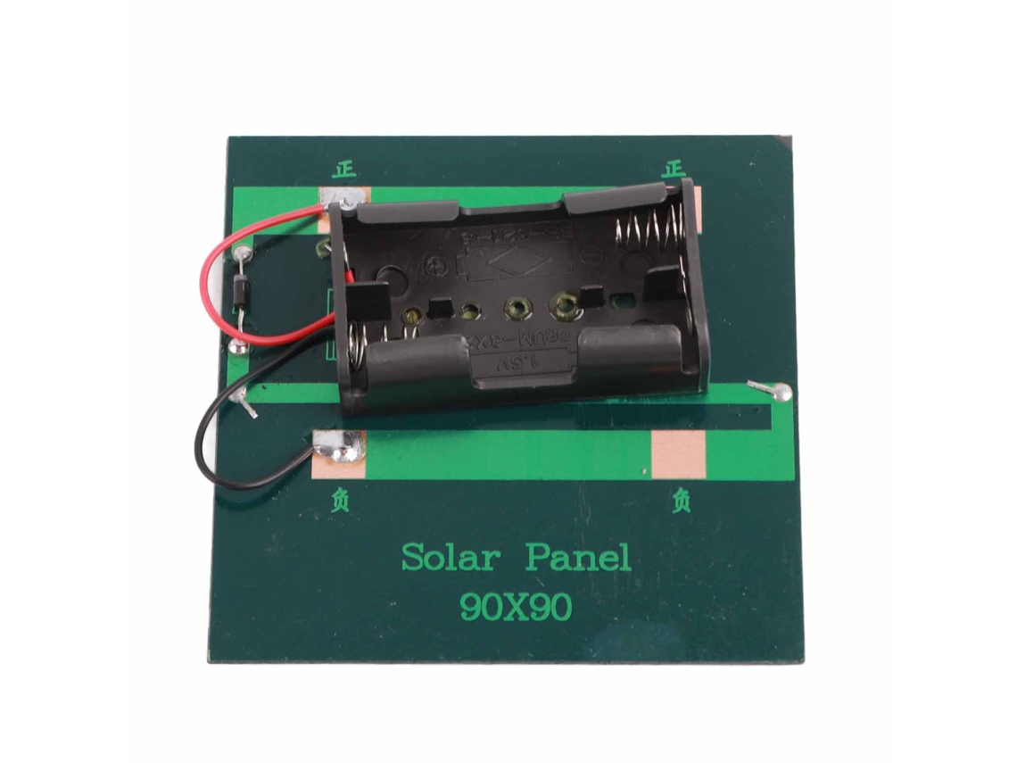 Panel de carga solar de 1 W CC 4 V para 2 pilas AA de 1,2 V. Fuente de alimentación.