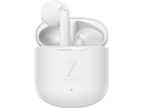 Auriculares Bluetooth True Inalámbrico ZTE Bud (In Ear - Micrófono - Blanco)