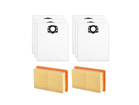 7 unids/lote filtro de bolsas de polvo para Karcher MV4 MV5 MV6 WD4 WD5 WD6 piezas de aspiradora