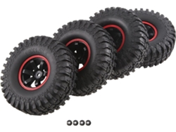 Llantas Y Neumáticos Hexagonales Para Camión Rc, 115 Mm De Altura, 12 Mm De Ancho, Accesorios De Repuesto Para Monster.