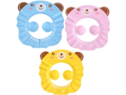 Conjunto de gorro de 3 piezas para niños, ajustable e impermeable con protección para las orejas.