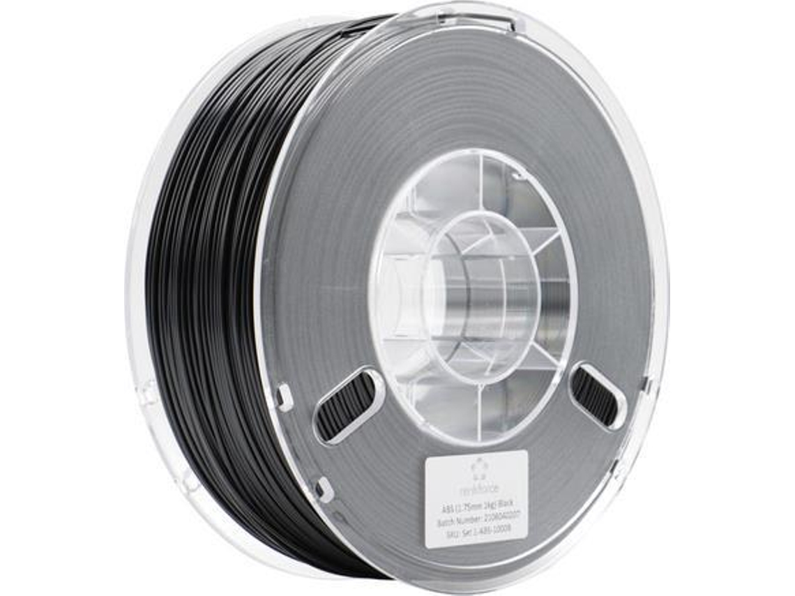 RF 4738584 Filamento ABS 1,75 mm 1000 g Negro 1 St. Renkforce (RF 4738584)