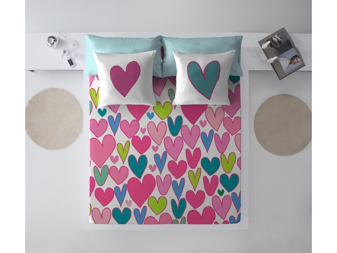 Sábana Encimera Con Funda De Almohada Cama 90 Algodón Extra Suave Fabricado En España Foraning ICEHOME
