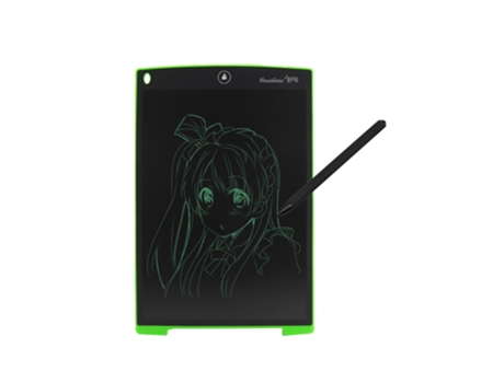 HowShow H12 12 pulgadas LCD Digital escritura dibujo tableta almohadillas de escritura tablero gráfico electrónico portátil verde