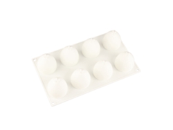 Molde de silicona para pasteles con forma de huevo y 8 cavidades | Sin marca