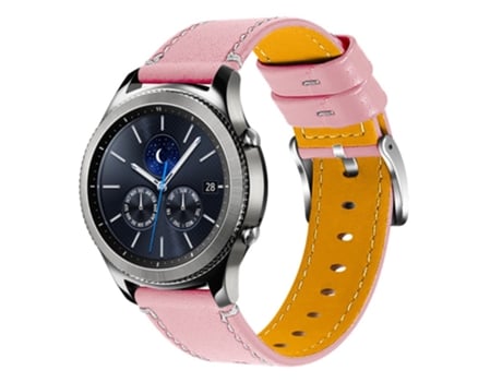 Correa de acero inoxidable con hebilla 22mm para Huawei Watch GT 2e/GT 2 46mm - rosa