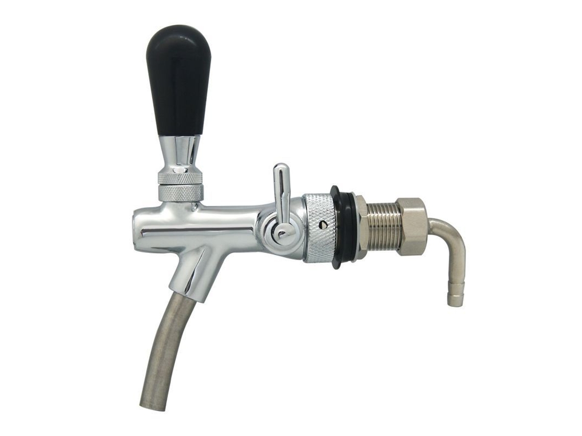 Grifo Regulable De Cerveza Con Válvula De Control De Flujo Para Cerveza Casera, Acero Inoxidable