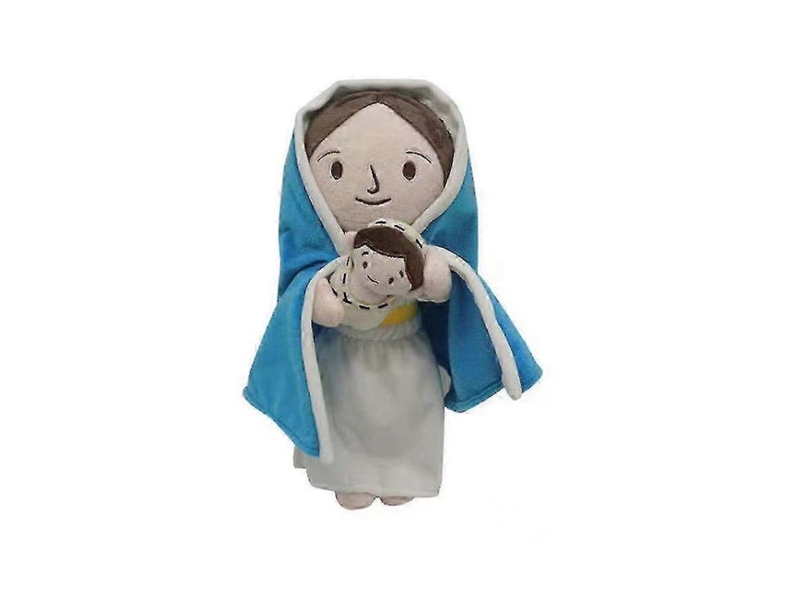 Muñeco De Peluche De Jesucristo Y La Virgen María, Juguete Religioso, Regalo De Navidad, Salvador