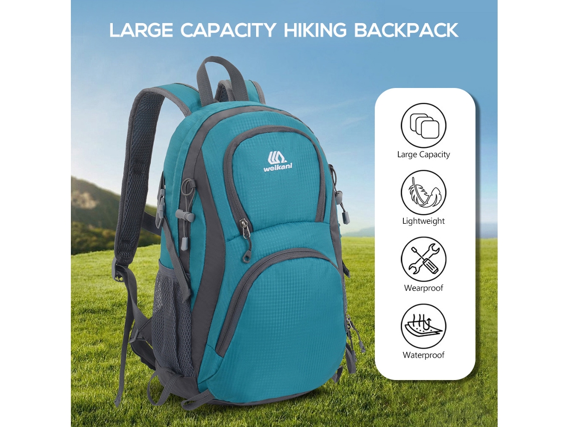 Mochila de senderismo de 20 litros resistente al agua para viajes, montañismo y acampada.