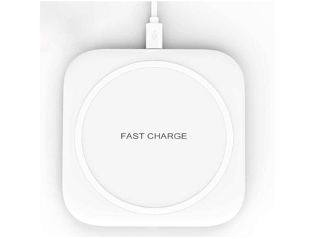 Cargador Inalámbrico Inducción Rápida Ultra para Samsung Galaxy S10/S7/Note/S21 Ultra/S9/S8 YIZHOOD Blanco