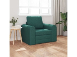 Sofa Cama De Suelo 2-en-1 Verde Oscuro 98x71x83 Cm Tejido Wsd453636