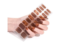 Aplique Pegatinas De Uñas De Gel Semicurado, 20 Unidades Con Lámpara Uv/led. Incluye Lima Y Alcohol.