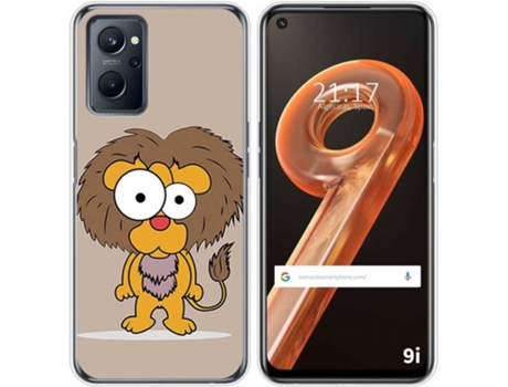 Carcasa Realme 9i TUMUNDOSMARTPHONE Dibujos Leon Multicolor