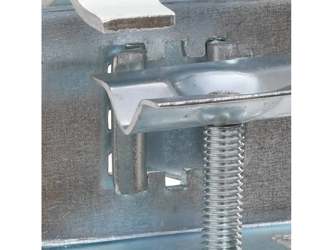 Abrazaderas para sombrillas de balcón MAISON EXCLUSIVE 2 piezas 32 mm Acero galvanizado