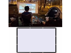 Pantalla De Proyección Plegable 16:9 Para Cine En Casa De 60"|72"|80"|100"|120"|150"|250" (16:9, 60 Pulgadas),