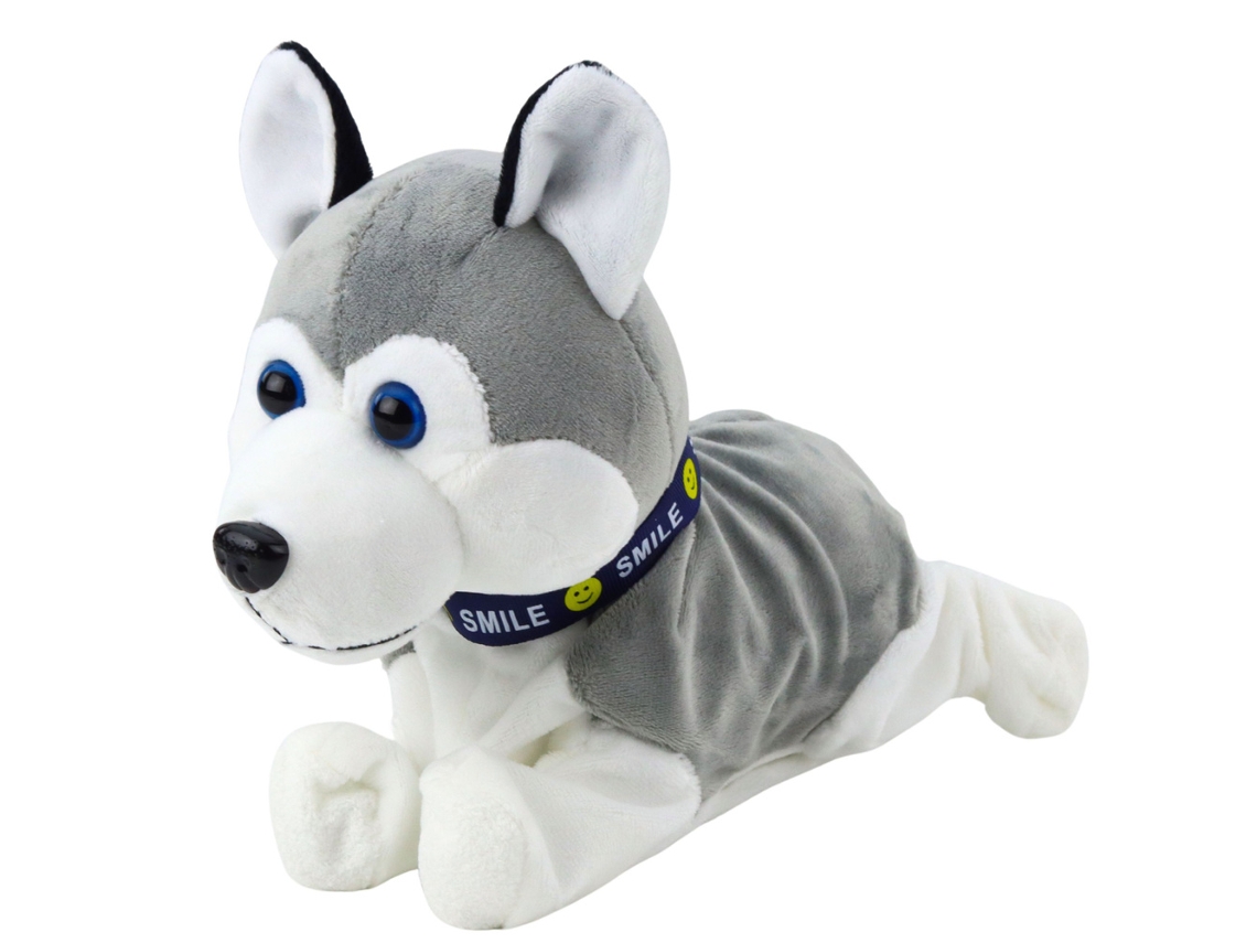 Perro de peluche husky interactivo que funciona con pilas, se mueve y emite sonidos B.active